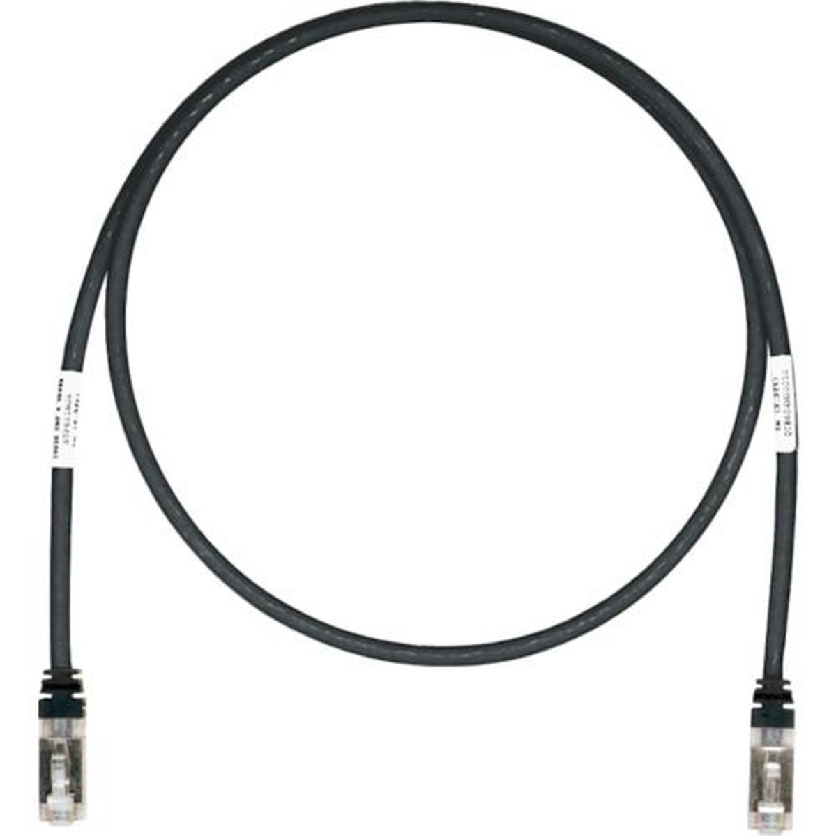 【SS制限事項 38万商いもの以上10%OFF】 ＰＡＮＤＵＩＴ ＣＡＴ６Ａ／ＣＡＴ６ 遮蔽物パッチコード ８ｍ 黒 ＳＴＰ６Ｘ８ＭＢＬ 1本 (STP6X8MBL)