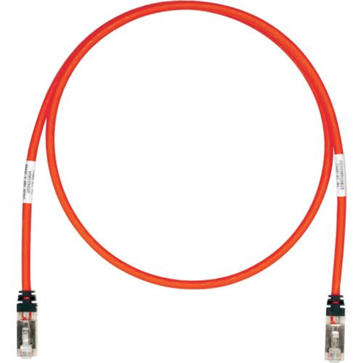 【SS制限事項 38万商いもの以上10%OFF】 ＰＡＮＤＵＩＴ ＣＡＴ６Ａ／ＣＡＴ６ 遮蔽物パッチコード ８ｍ 赤 ＳＴＰ６Ｘ８ＭＲＤ 1本 (STP6X8MRD)
