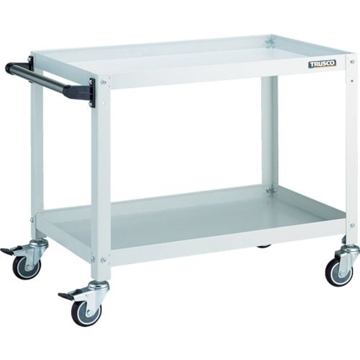 【SS押さえる 38万商いもの以上10%OFF】 ＴＲＵＳＣＯ 手道具手押し車 ラビットワゴン ７００×４５０×Ｈ６００ 手持ち部分付 ウレタン拷問台 白いこと 1台 (RBW672HUW)