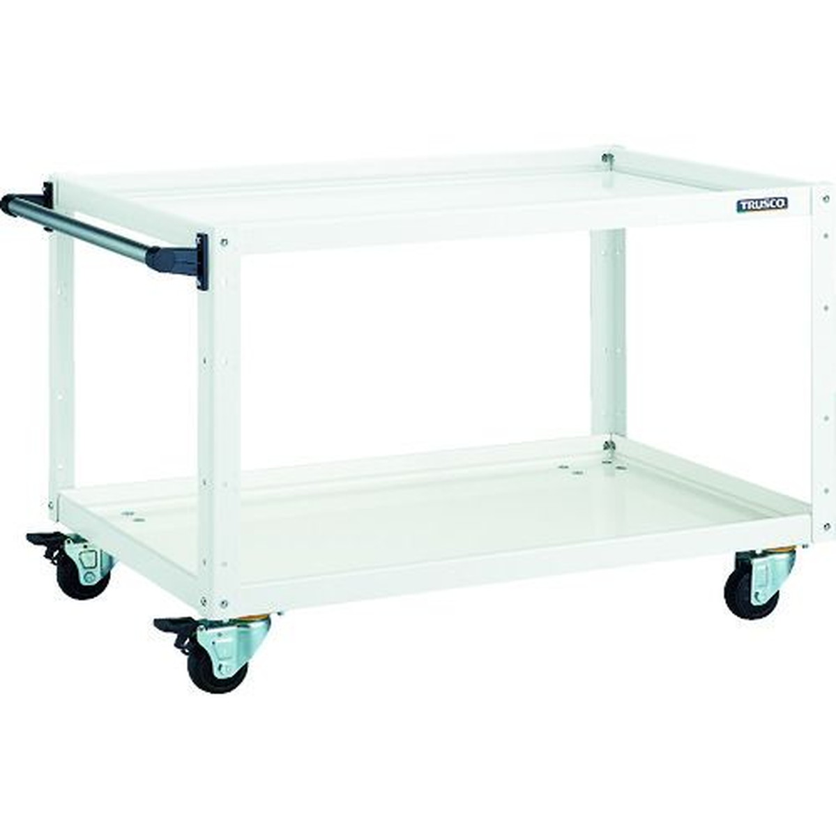 【期間限定!対象商品P2~20倍】 TRUSCO ツールワゴン イーグルワゴン 900X600XH600 4輪自在 ホワイト 1台 (EGW692JW)|福祉用具のバリューケア