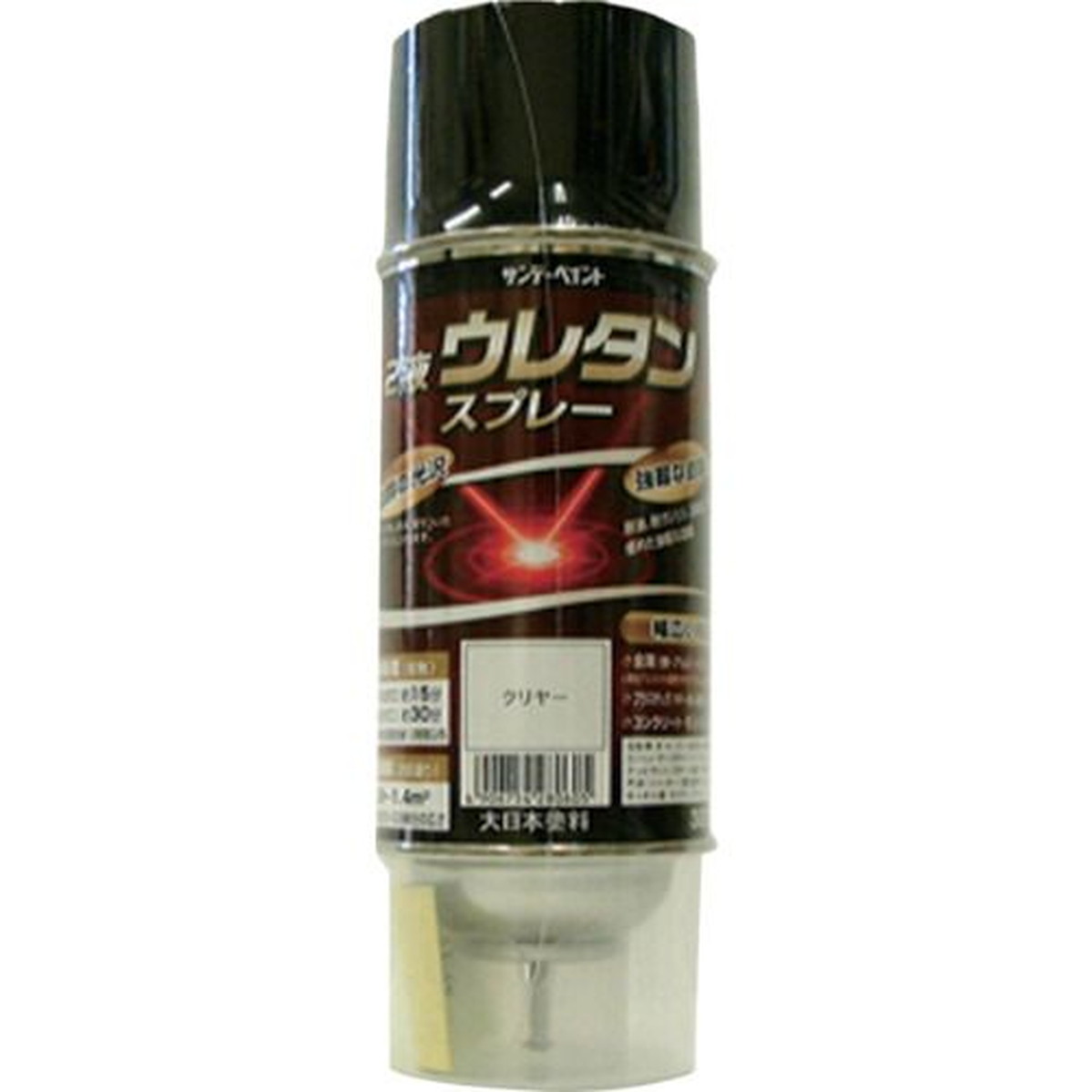 【期間限定!対象商品P2～20倍】 サンデーペイント　２液ウレタンスプレー　３２０ｍｌ　黒　1本 (20008A) 4,292円