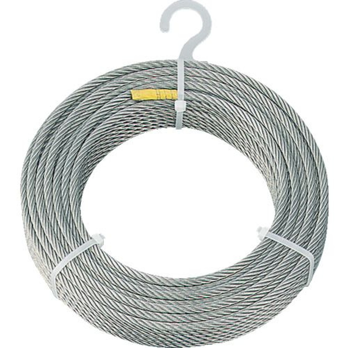 【期間限定!対象商品P2～20倍】 ＴＲＵＳＣＯ　ステンレスワイヤロープ　Φ８．０ｍｍＸ３０ｍ　1巻 (CWS8S30)
