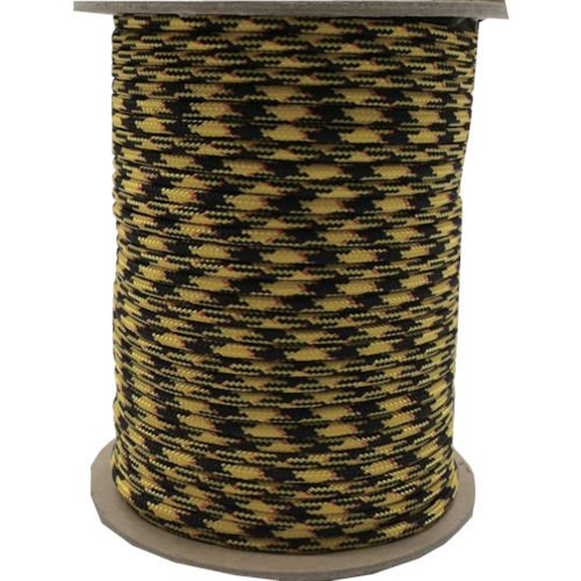 【期間限定!対象商品P2~20倍】 ユタカメイク 強力カラーコード 4mm×100m(黄/黒) 1巻 (PSCC413)|福祉用具のバリューケア