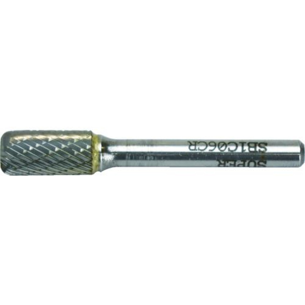 【期間限定!対象商品P2～20倍】 スーパー　スーパー超硬バー　ロー付タイプ　シャンク径６ｍｍ（円筒コーナーＲ刃型（ダブルカット）刃径：１２．７　刃長：２５．０　1本 (SB1C08CR) 14,374円
