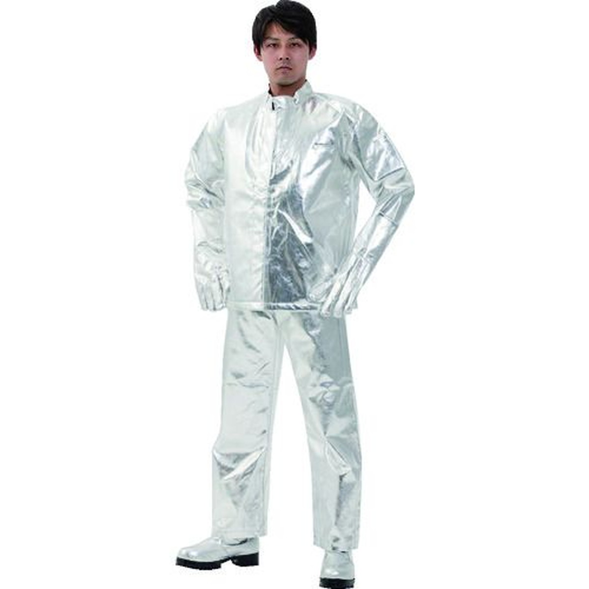【SS制限事項 38万商いもの以上10%OFF】 日本エンコン 全軽銀耐熱服 上張り ＬＬ 1着 (50102L)