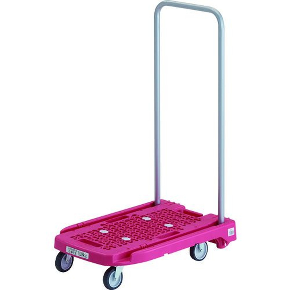 【SS押さえる 38万商いもの以上10%OFF】 ＴＲＵＳＣＯ 【売切廃番】脂手押し車 アクロキャリー ＰＣ製 省音拷問台 ６００Ｘ３９０ 赤いこと澄み切った 1台 (AC1PCR)