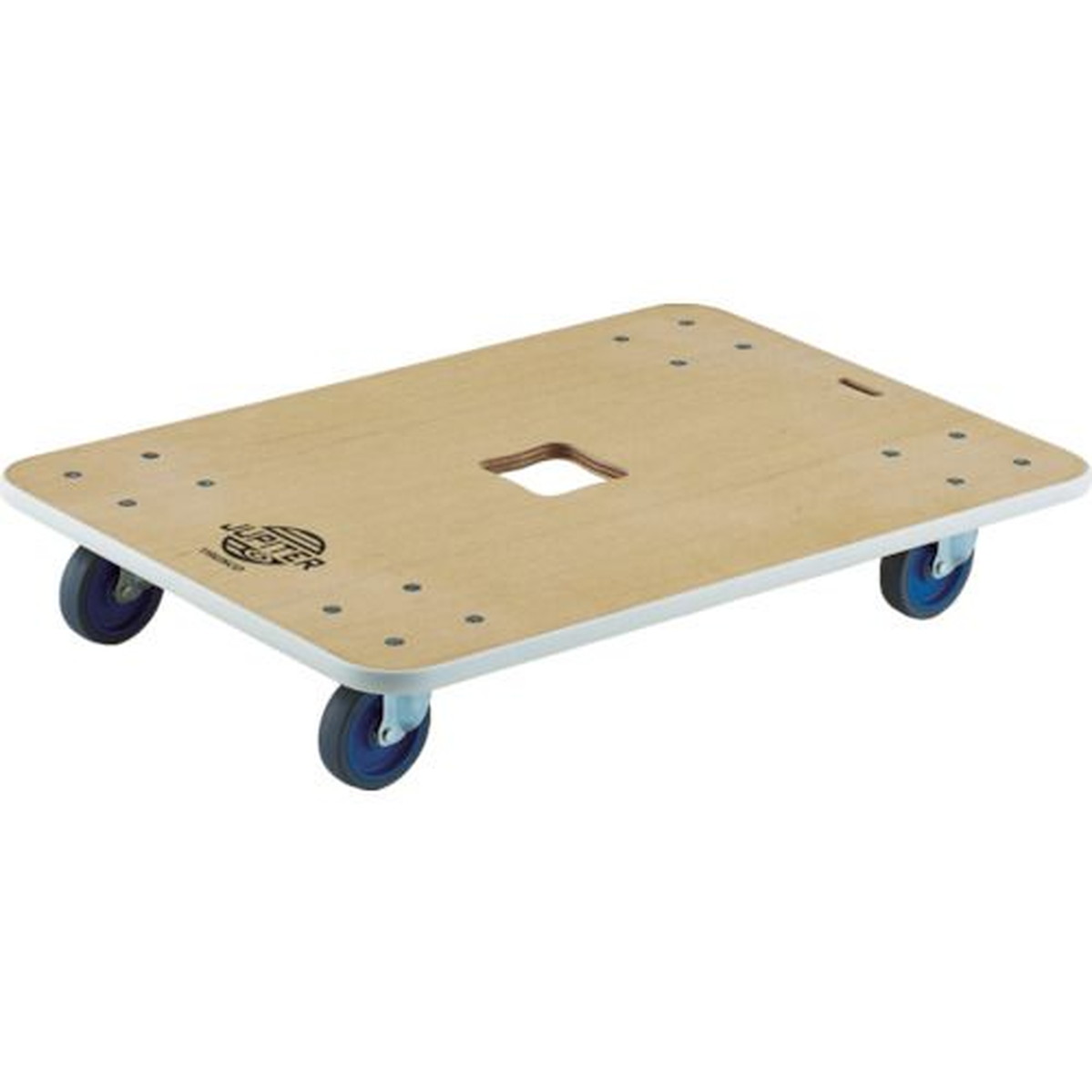 【期間限定!対象商品P2～20倍】 ＴＲＵＳＣＯ 木製平台車 ジュピター ９００Ｘ６００ φ１００ ３００ｋｇ 1台 (JUP900300)