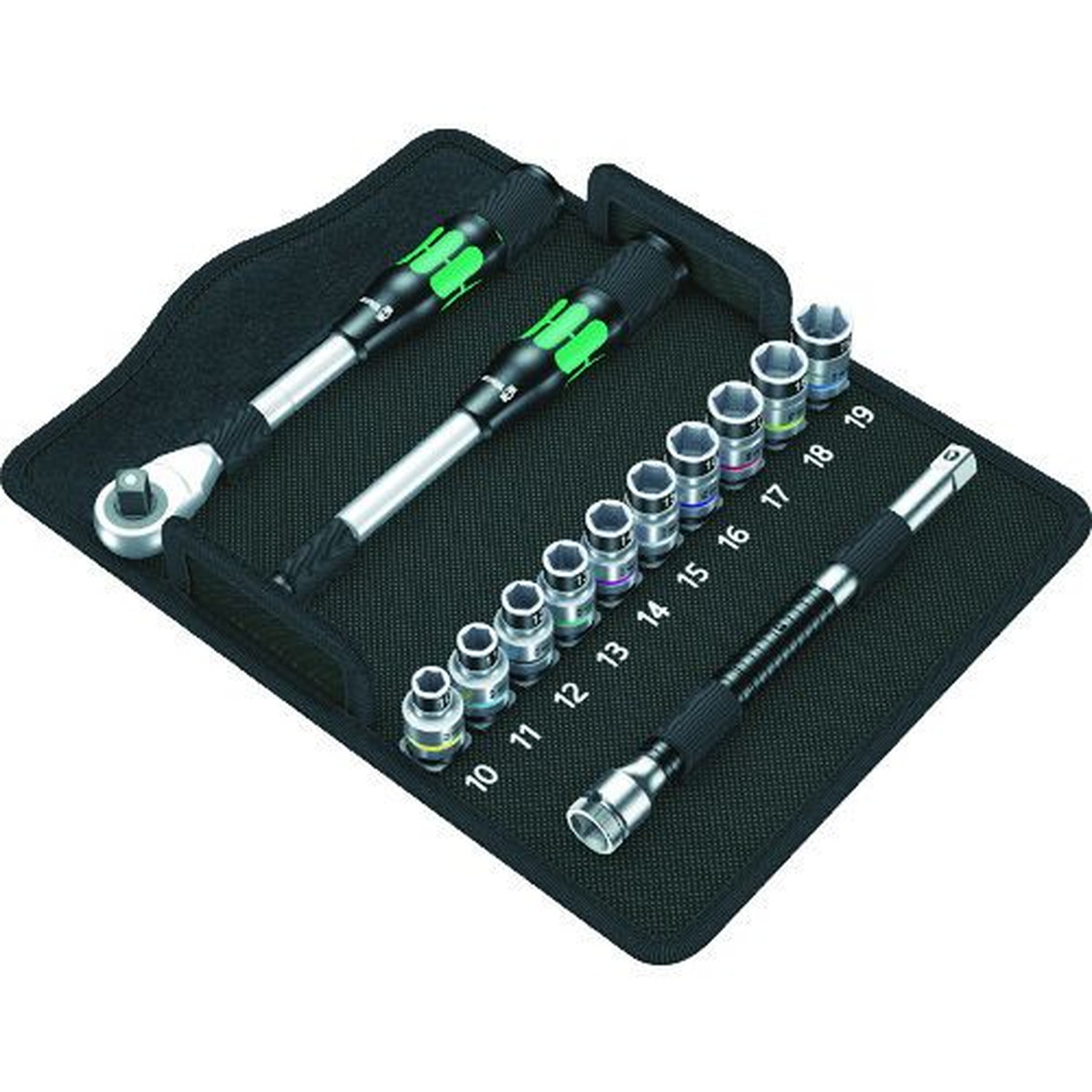 【期間限定!対象商品P2～20倍】 Ｗｅｒａ ８００６ ＳＣ１ サイクロップラチェット「ハイブリッド」セット １／２ 1Ｓ (004090)