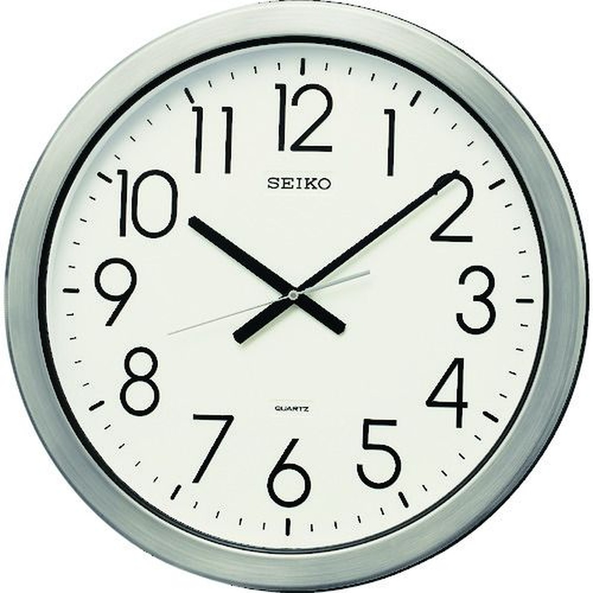【SS押さえる 38万商いもの以上10%OFF】 ＳＥＩＫＯ 石英掛け時計 防湿・防塵型執務室時辰儀 差しわたし４４４×４４ 金属元素枠 1個 (KH407S)