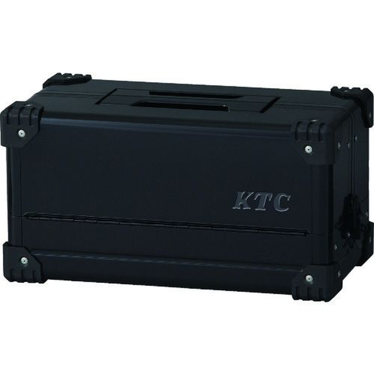 【期間限定!対象商品P2～20倍】 ＫＴＣ　スチール製工具箱　両開きメタルケース（ブラック）　間口４４０×奥行２３３×高さ２３０ｍｍ　1個 (EK10AGBK)