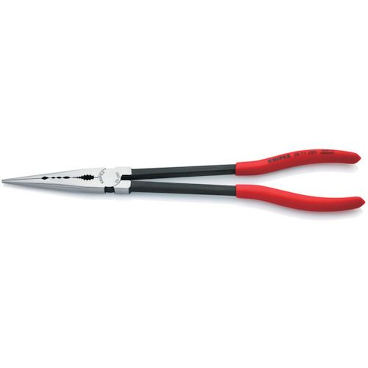 【期間限定!対象商品P2～20倍】 ＫＮＩＰＥＸ　ニードルノーズペンチ　２８０ｍｍ　落下防止機能　1丁 (2871280)