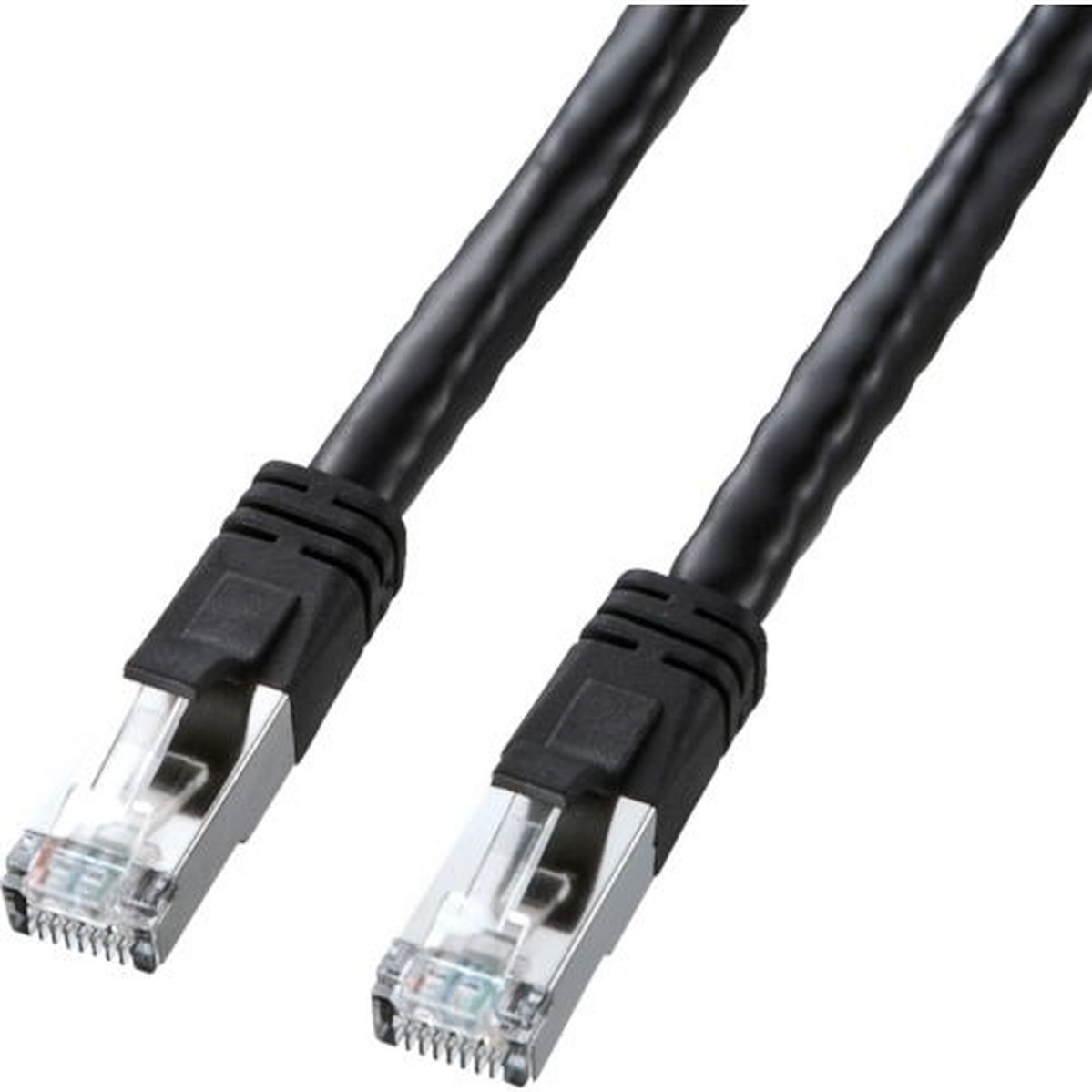 【期間限定!対象商品P2~20倍】 SANWA CAT6 LANケーブル PoE対応タイプ ブラック 20m 1本 (KBT6POE20BK)|福祉用具のバリューケア