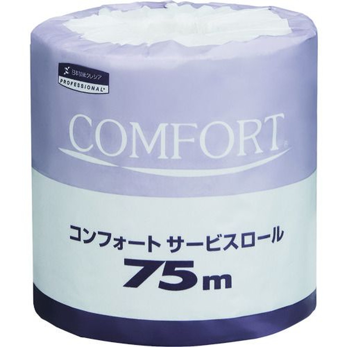 【期間限定!対象商品P2～20倍】 クレシア　トイレットペーパー　コンフォートサービスロール　７５ｍ　１ケース８０個入　1Ｃｓ (11275)