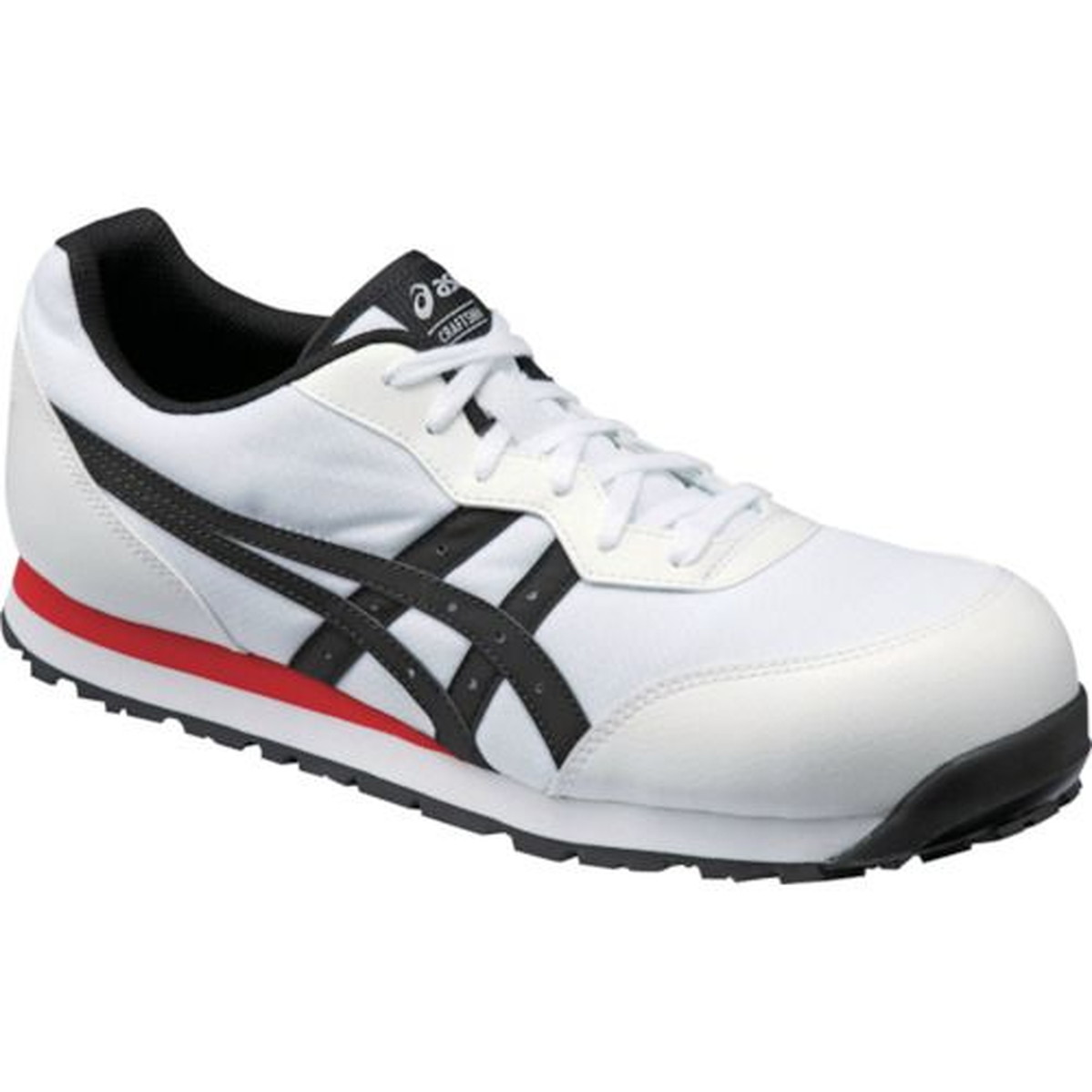 【期間限定!対象商品P2～20倍】 ＡＳＩＣＳ　ウィンジョブ　ＣＰ２０１　ホワイト×ブラック　２９．０ｃｍ　1足 (FCP201.019029.0)
