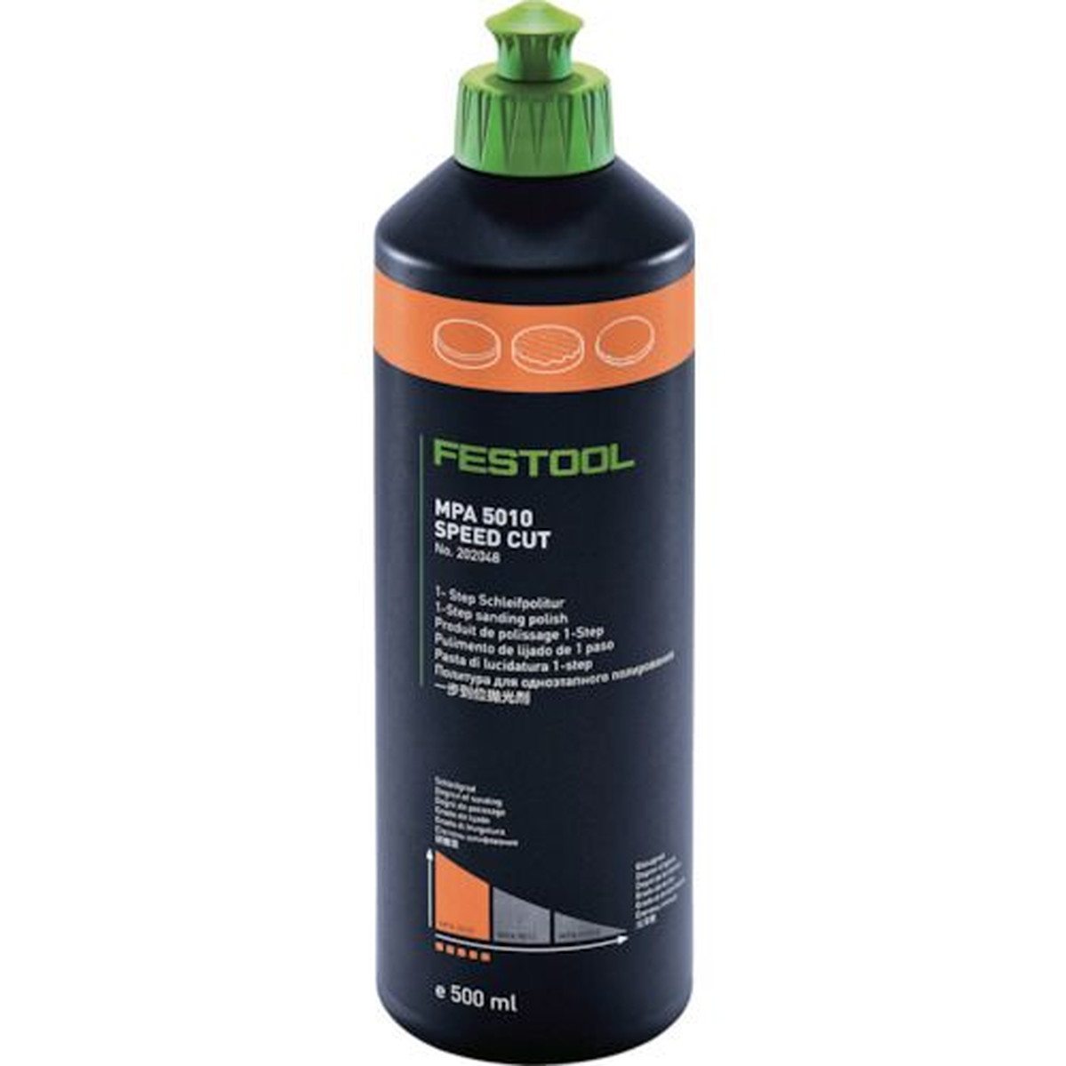 【期間限定!対象商品P2~20倍】 FESTOOL 1ステップポリッシュコンパウンド MPA 5010 500ml(202048) 1本 (00524224)