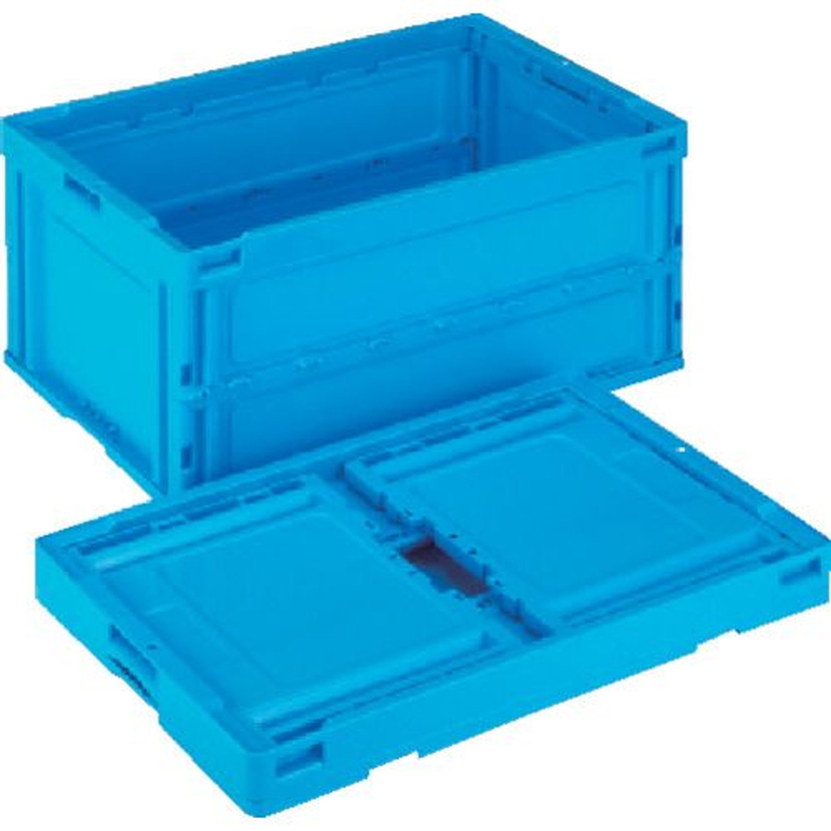 【SS制限事項 38万商いもの以上10%OFF】 ＲＩＳＵ 折りたたみ入れもの ５５８１２７ ＣＢ－Ｓ７６ＮＲ 青 1個 (CBS76NR)