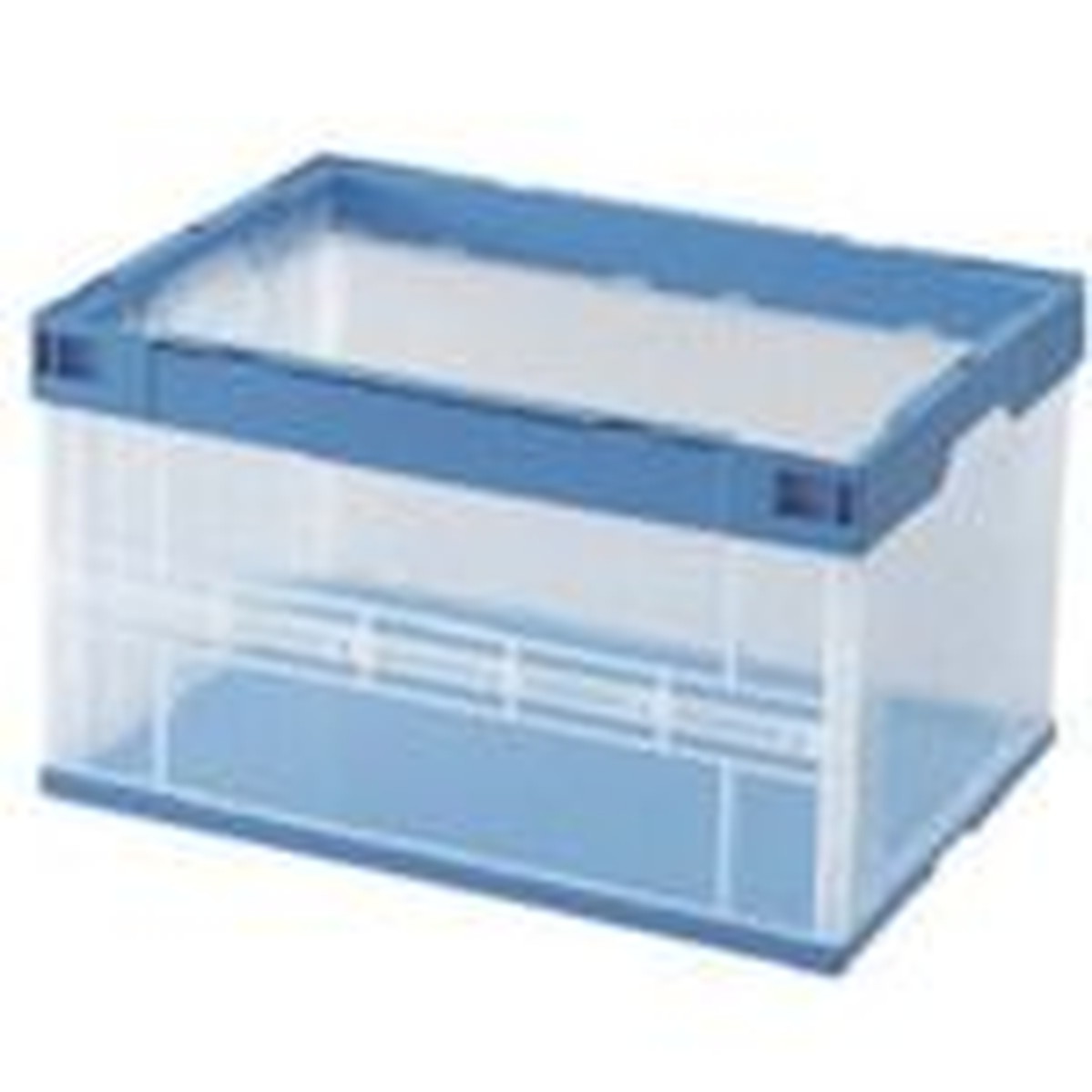 【SS制限事項 38万商いもの以上10%OFF】 積水 折りたたみ入れもの ＯＣ－５０Ｌ 横ずっぽう澄み切った（枠・根もと青） 1個 (OC5SLCB)