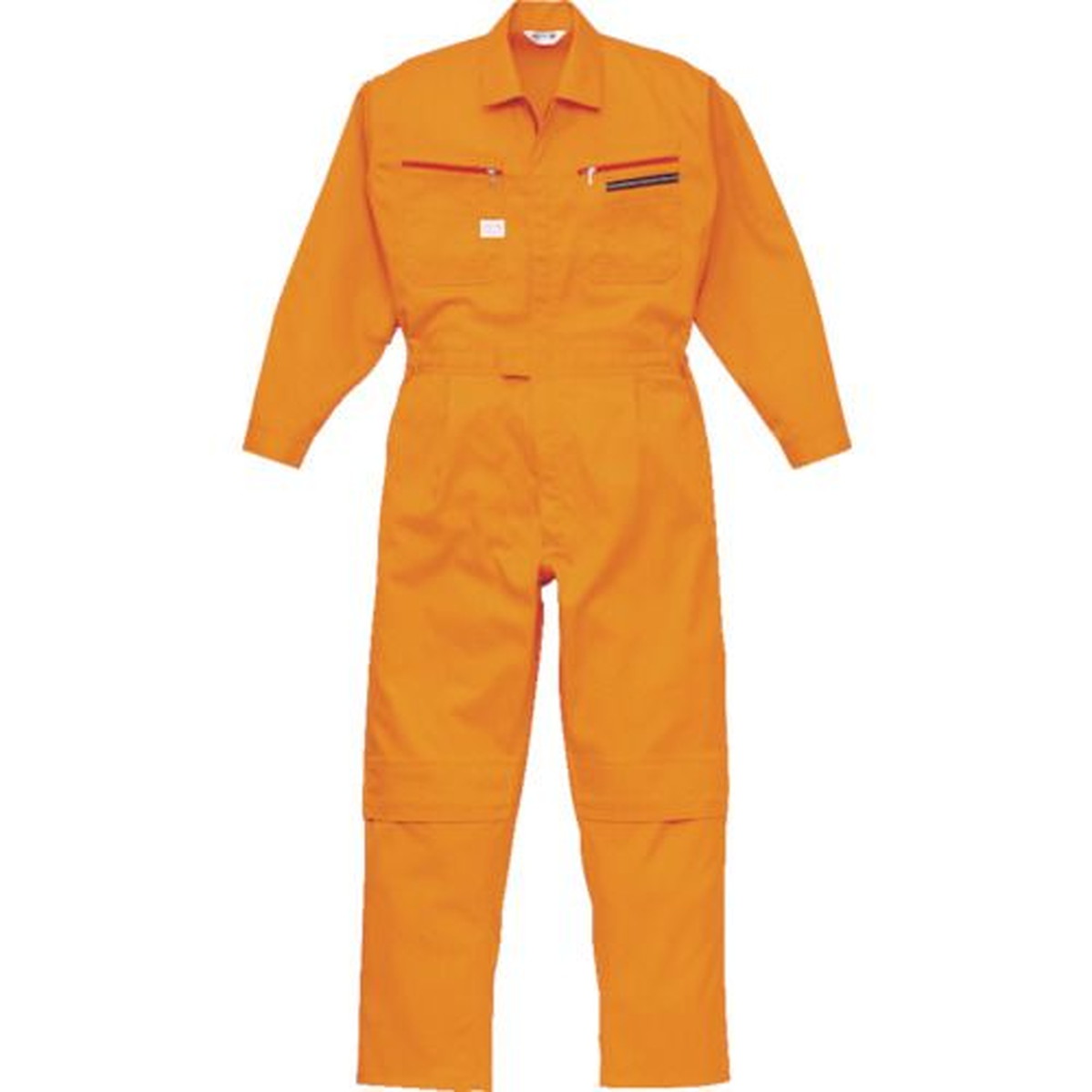 【期間限定!対象商品P2～20倍】 ＡＵＴＯ&minus;ＢＩ　つなぎ服１２８０&minus;００３オレンジ&minus;Ｌ　1着 (1280003L)｜福祉用具のバリューケア