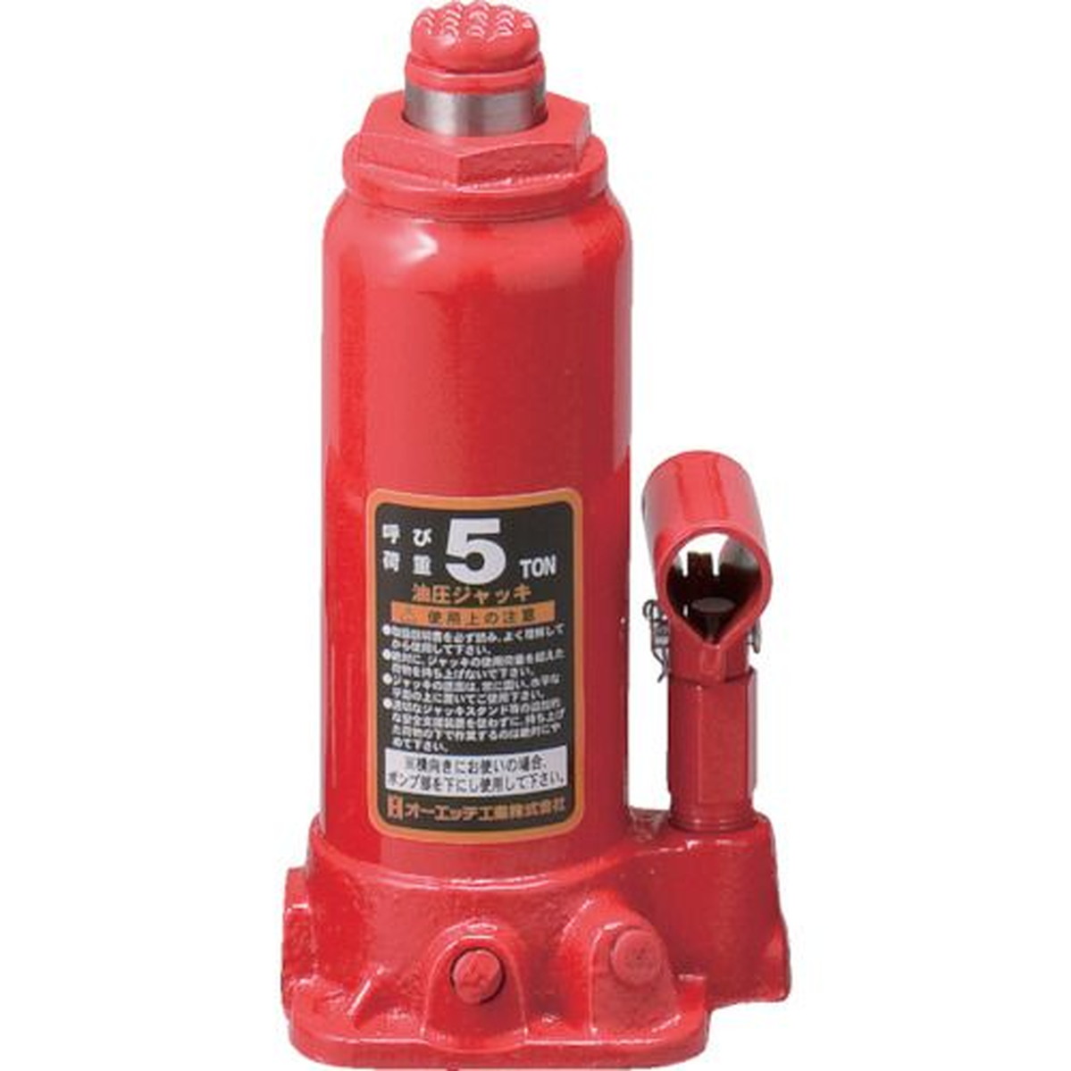 【期間限定!対象商品P2～20倍】 ＯＨ　油圧ジャッキ　呼び荷重５ｔｏｎ　ストローク１２７ｍｍ　1台 (OJ5T)