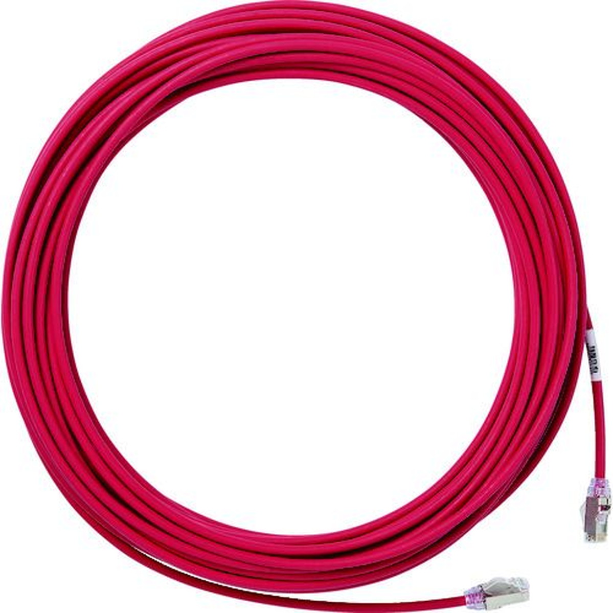 【期間限定!対象商品P2～20倍】 ＰＡＮＤＵＩＴ　カテゴリ６Ａ細径シールドパッチコード　１０ｍ　赤　1本 (STP28X10MRD)