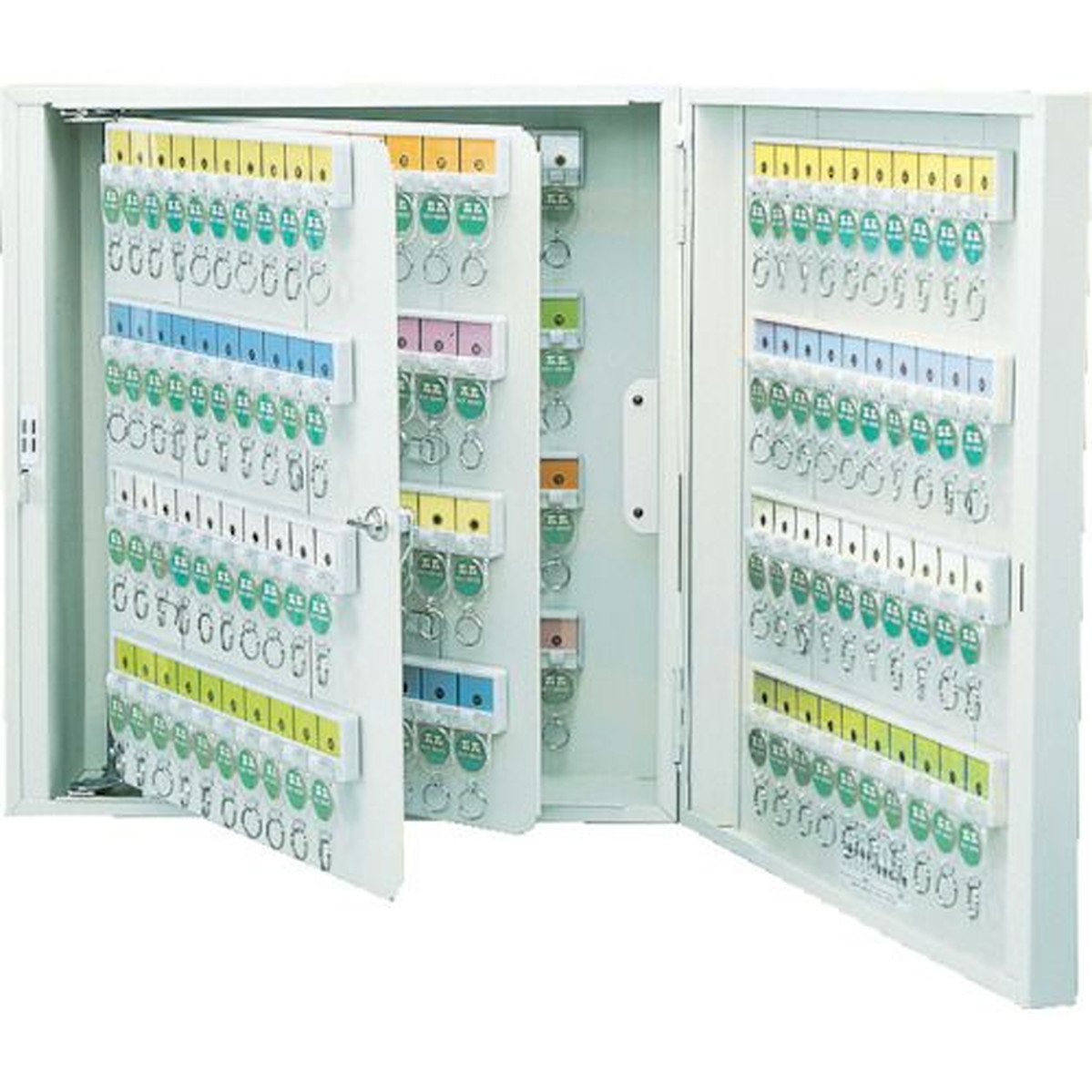 【期間限定!対象商品P2～20倍】 ＴＲＵＳＣＯ　キーボックス　ダイヤルキー仕様　ホルダ数２４０個　1台 (KD240)｜福祉用具のバリューケア