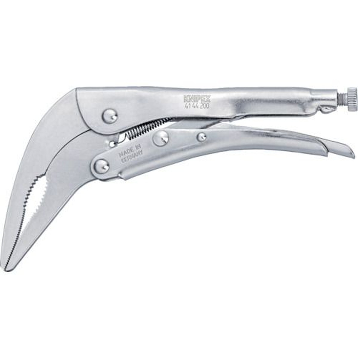 【SS制限事項 38万商いもの以上10%OFF】 ＫＮＩＰＥＸ ロングノーズグリッププライヤー ２００粍 1丁 (4144200)