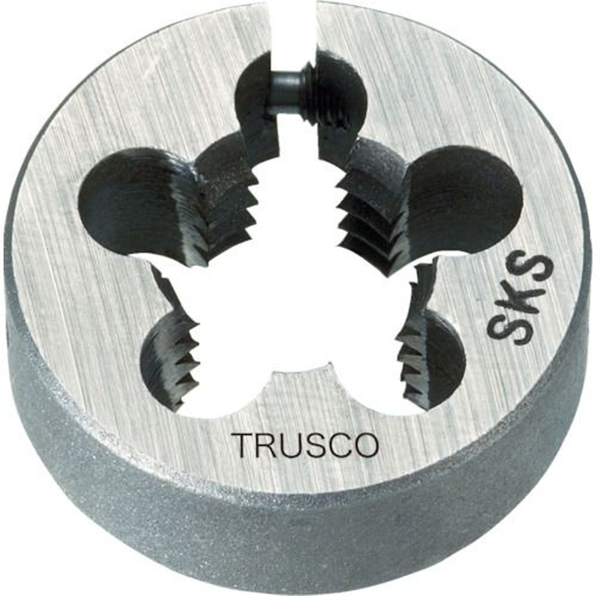 【期間限定!対象商品P2～20倍】 ＴＲＵＳＣＯ　丸ダイス　ＳＫＳ　ユニファイ細目　５０径　３／４ＵＮＦ１６　1個 (T50D34UNF16)
