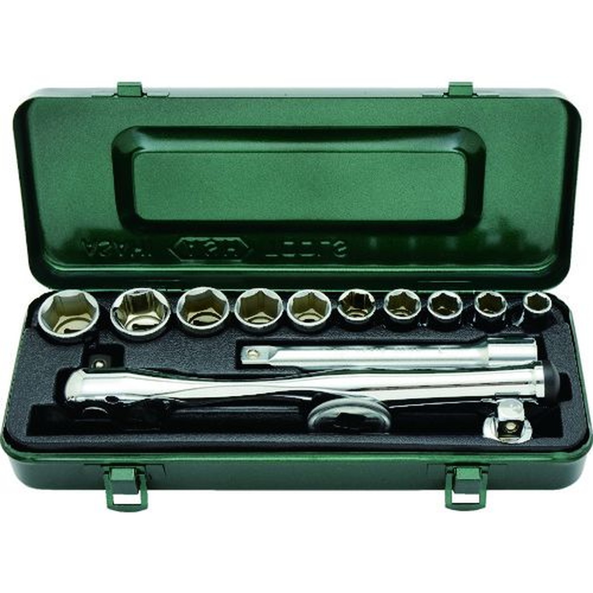 【期間限定!対象商品P2～20倍】 ＡＳＨ　レボウェイブ６角ソケットレンチセット１２．７□×１４ＰＣＳ　1Ｓ (VJS4200)