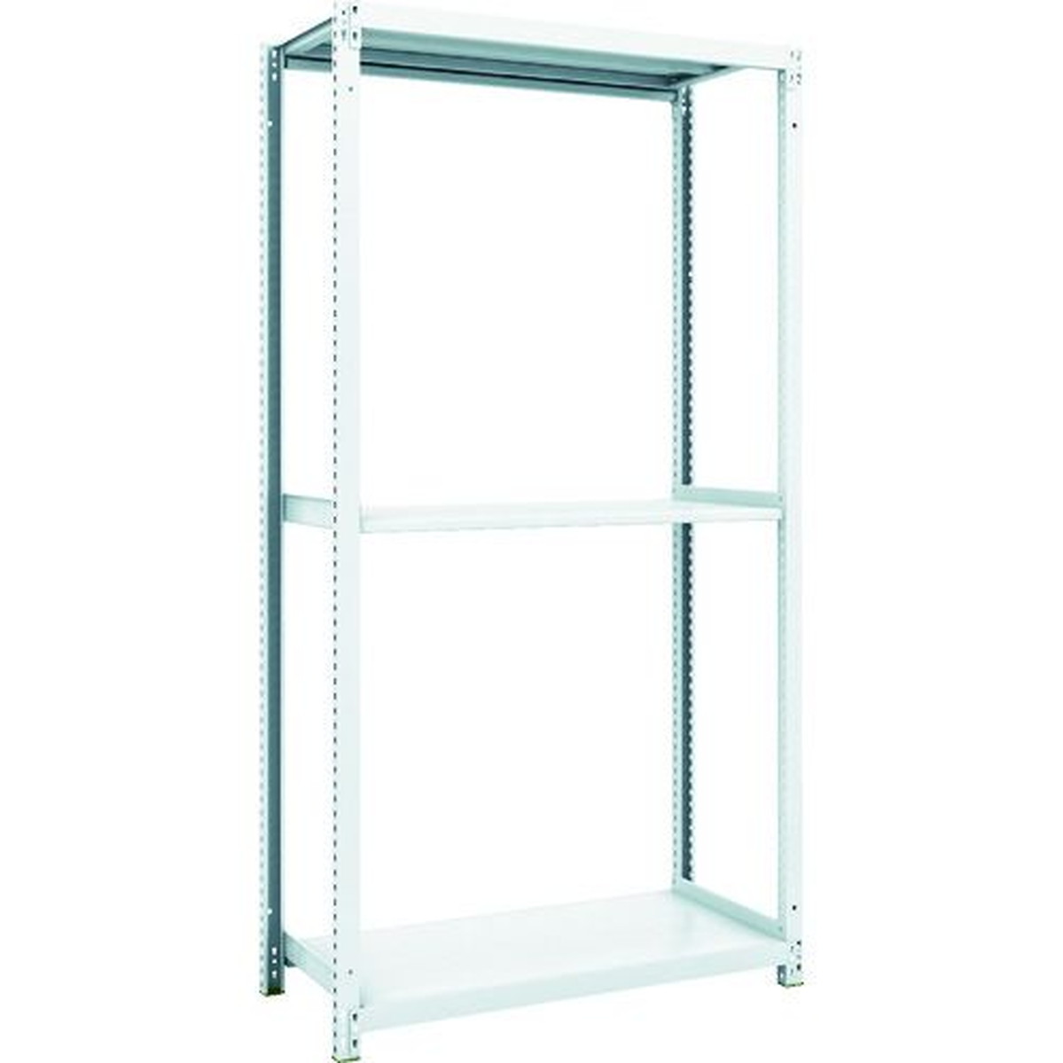 【期間限定!対象商品P2~20倍】 TRUSCO スチールラック M1型抗菌塗装ボルトレス軽量棚900X420XH1800 3段 1台 (M16343)|福祉用具のバリューケア
