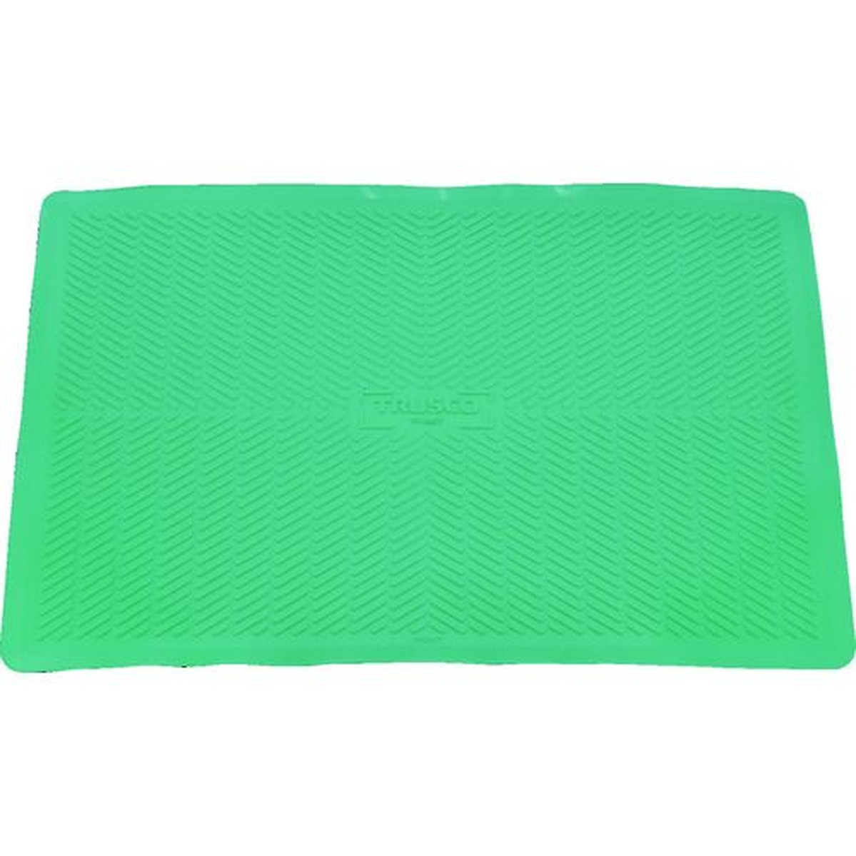【SS押さえる 38万商いもの以上10%OFF】 ＴＲＵＳＣＯ ＨＹＰＥＲ Ｖ ノン横すべりつや消し 緑 ６５０×４５０ 1枚 (TVMATGN)