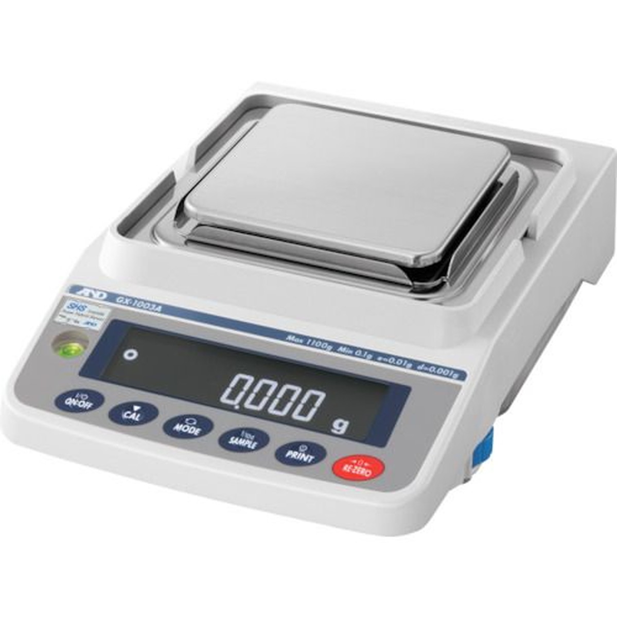 【期間限定!対象商品P2～20倍】 Ａ＆Ｄ　汎用電子天びん　内蔵分銅付き　１１００ｇ／０．００１ｇ　1台 (GX1003A)