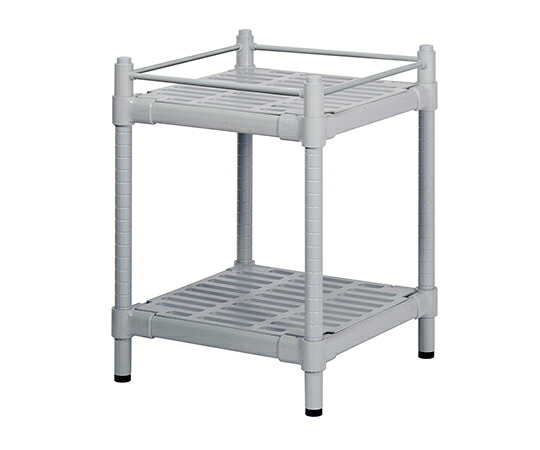 【期間限定!対象商品P2~20倍】 コンフォートシェルフ(スリムタイプ) グレー 575×575×815mm M-2FG 1台|福祉用具のバリューケア
