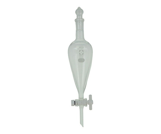 【SS押さえる 38万商いもの以上10%OFF】 SPC分液ｽｷｰﾌﾞ型ﾛｰﾄ PTFEｺｯｸ付 100mL 031240-100 1個