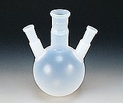 【期間限定!対象商品P2～20倍】 PFA丸底ﾌﾗｽｺ 三つ口 500mL 1個
