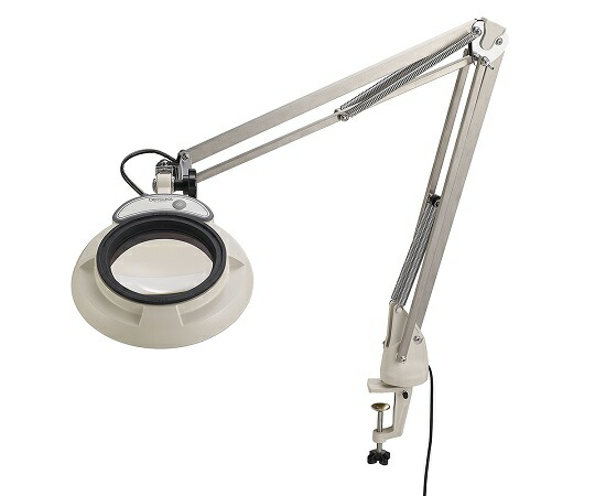 【SS押さえる 38万商いもの以上10%OFF】 LEDともし火虫眼鏡(ﾌﾘｰｱｰﾑ･ｸﾗﾝﾌﾟ開びゃく式) SKKL-F 4x 1台