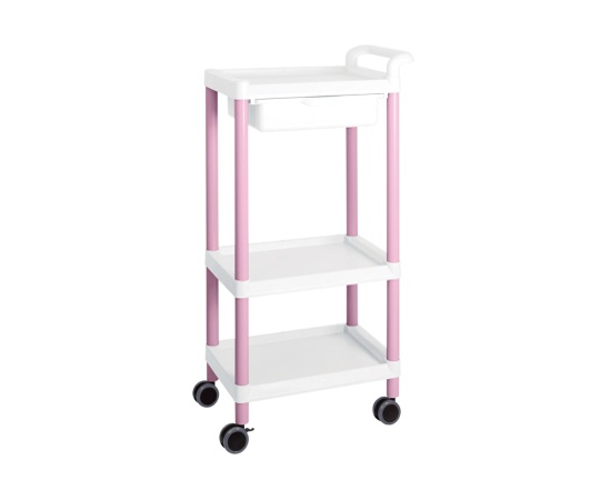 【期間限定!対象商品P2～20倍】 ﾓﾊﾞｲﾙｲｰｼﾞｰｶｰﾄ(ﾄｰﾙﾀｲﾌﾟ/ﾚｷﾞｭﾗｰ31)3段 ﾋﾟﾝｸ ME31D 1個｜福祉用具のバリューケア