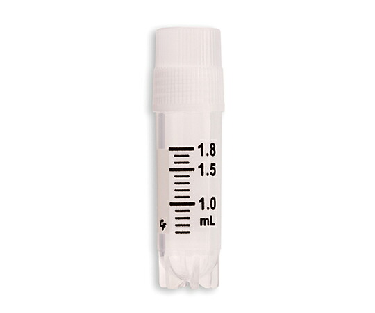 【期間限定!対象商品P2～20倍】 ｸﾗｲｵﾁｭｰﾌﾞCryoFreeze(R) 1.8ml 外ﾈｼﾞ･自立型 50本/袋×10袋入 6222-S0S 1箱(50個×10袋入)