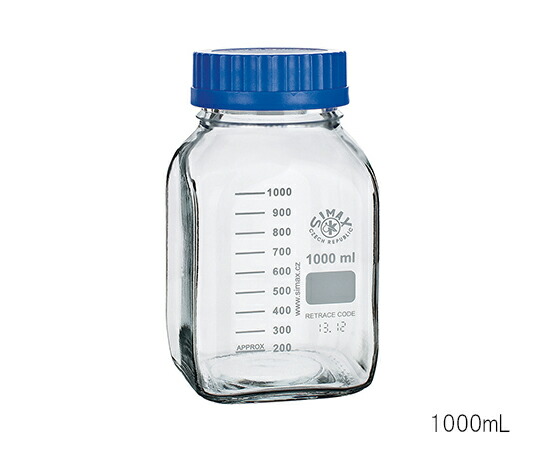 【期間限定!対象商品P2～20倍】 広口ﾒﾃﾞｨｳﾑ瓶 透明 5000mL 2080M/5000 1個