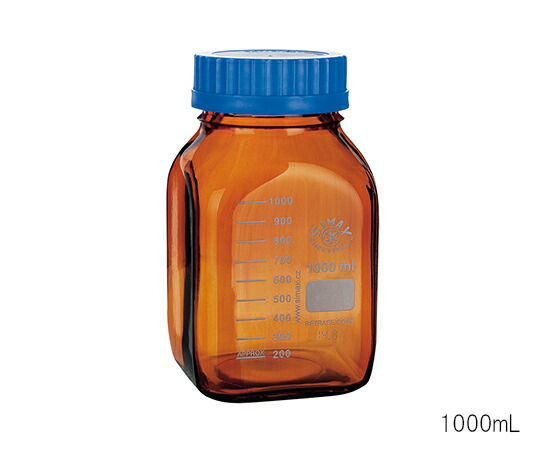 【SS制限事項 38万商いもの以上10%OFF】 広口ﾒﾃﾞｨｳﾑ瓶 遮光 5000mL 2080M/H5000 1個