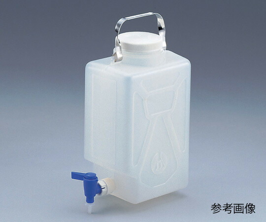 【期間限定!対象商品P2～20倍】 ﾅﾙｹﾞﾝ活栓付角型瓶(PP製) 2321 2ｶﾞﾛﾝ/9L 2321-0020 1本