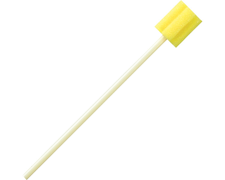【期間限定!対象商品P2~20倍】 マウスピュア 口腔ケアスポンジ プラスチック軸 500本入 / L 1箱|福祉用具のバリューケア