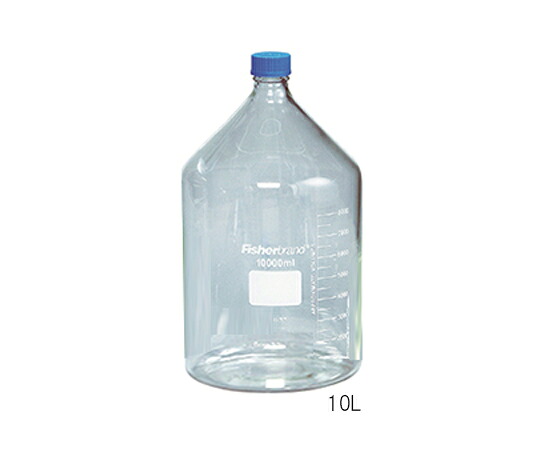 【期間限定!対象商品P2～20倍】 ﾒｼﾞｭｰﾑ瓶(Fisherbrand) 10L FB-800-10000 1個