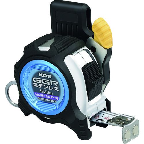【期間限定!対象商品P2～20倍】 ＫＤＳ　ＧＧＲステン２５巾５．５ｍマグ厚爪ホルダー付　1個 (GGRS2555MZ)