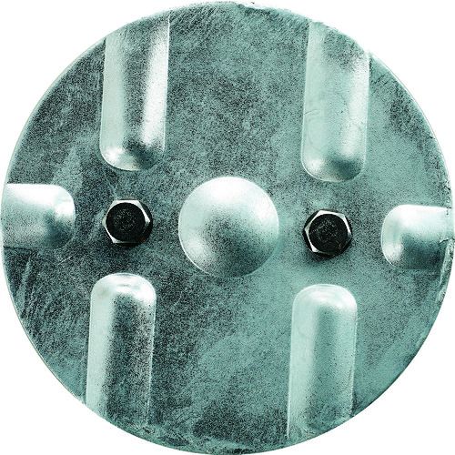 【期間限定!対象商品P2~20倍】 TRUSCO 敷鉄板固定金具180Φ 1枚 (IPMF180)|福祉用具のバリューケア