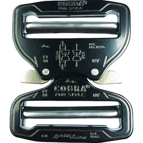 【SS制限事項 38万商いもの以上10%OFF】 ＡＬＰＩＮ ＣＯＢＲＡ労働者階級表現スタイル バックル ５０ＭＭ ＸＬ銃の引き金 黒いこと ＶＶ 1個 (FY50KVVXL)