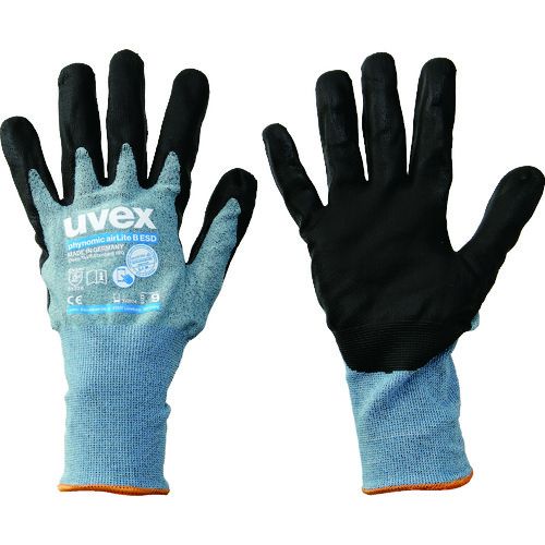 【期間限定!対象商品P2～20倍】 ＵＶＥＸ　耐切創手袋　フィノミック　エアライト　Ｂ　ＥＳＤ　ＸＳ　1双 (6007866)