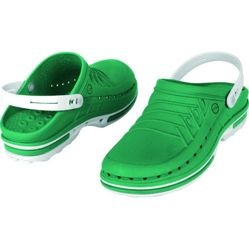 【期間限定!対象商品P2～20倍】 ＷＯＣＫ　ＣＬＯＧ　グリーン　２４．５～２５．５　オートクレーブ対応１３４℃　1足 (100043683940)
