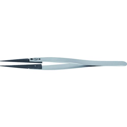 【期間限定!対象商品P2~20倍】 idealtek ESDセラミックピンセット チップ交換タイプ 直型 135mm 1本 (71ZJSA0IT)|福祉用具のバリューケア