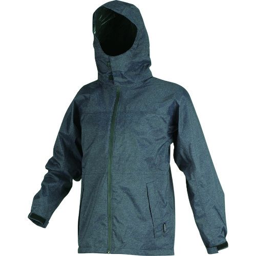 【期間限定!対象商品P2～20倍】 ＴＲＵＳＣＯ　【在庫限り】フードが回るストレッチレインスーツ　ツバつき　メランジネイビー　３Ｌ　1着 (NRSRNV3L)