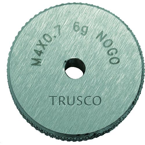 【期間限定!対象商品P2～20倍】 ＴＲＵＳＣＯ　ねじ用リングゲージ　止まり　６ｇ　Ｍ１４×２．０　1個 (TRNGO6GM14X2.0)